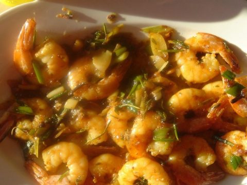 Garnelen mit frischen Kräutern