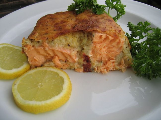 Lachs im Kartoffelmantel Lachs im Kartoffelmantel