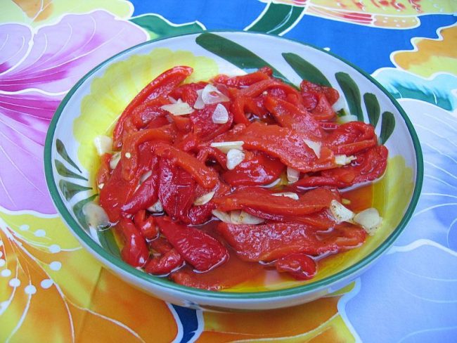 Marinierte Paprikaschoten