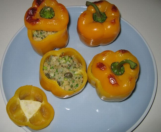 Gefüllte Paprikaschoten italienisch