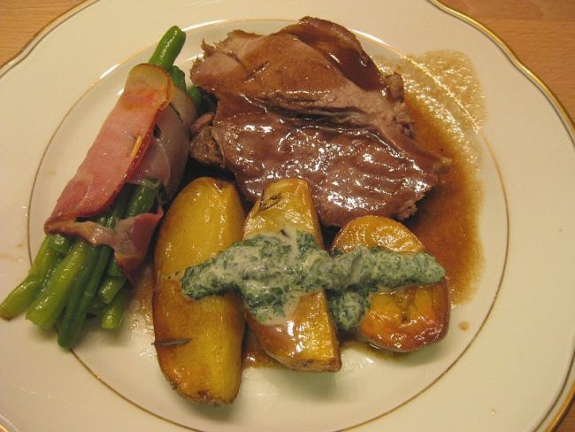 Schweinebraten in Schwarzbier