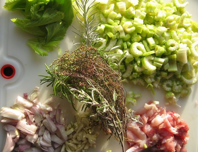 Kaninchen aus der Provence Zutaten für die Soße