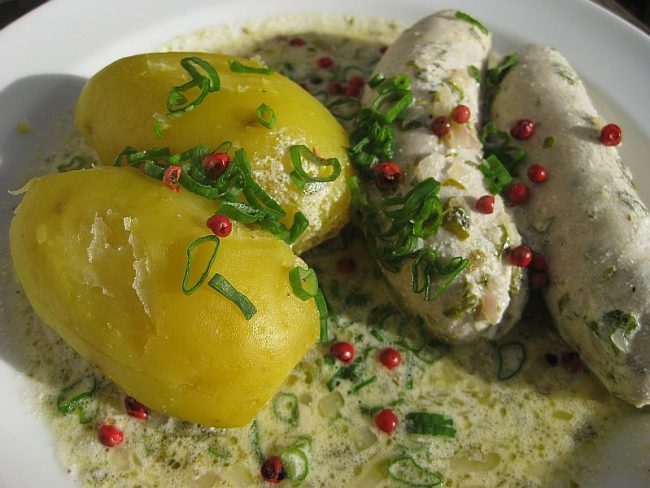 Weißwurst in Soße