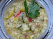 Gemüserisotto oder Cous-Cous ist eine Art Risotto, aber mit Cousine-Cous zubereitet
