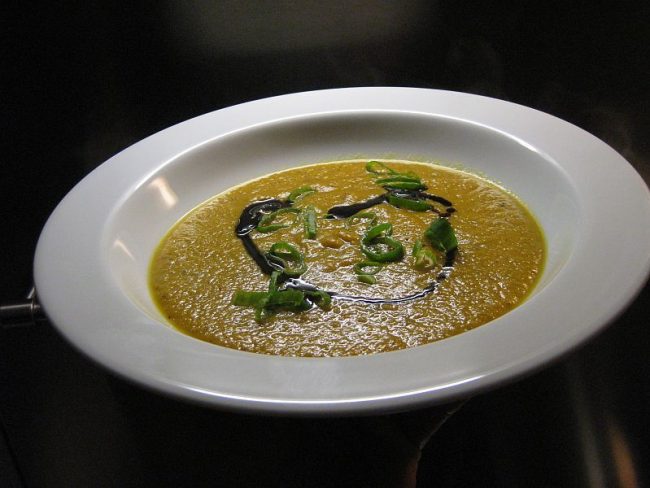 Möhren-Kartoffel-Kürbiscremesuppe