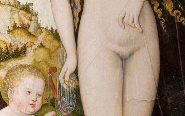 Lucas Cranach der Ältere und das Problem Schamhaar in der Kunst.
