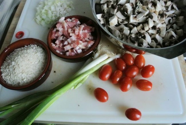 Pilzrisotto Zutaten