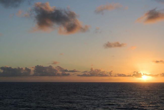 Einer der Sonnenuntergänge