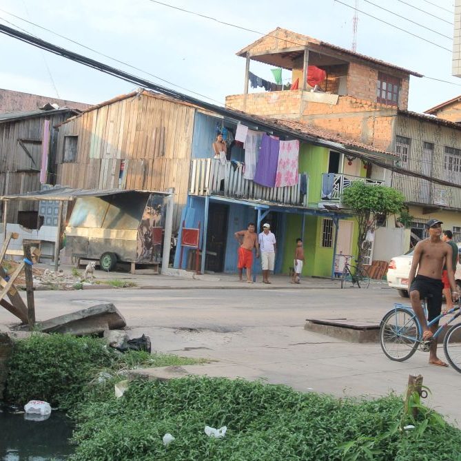Eine Favela von Belem