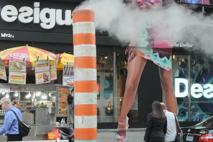 Die Fifth Avenue mit Wurstbude ist ein großes Erlebnis.