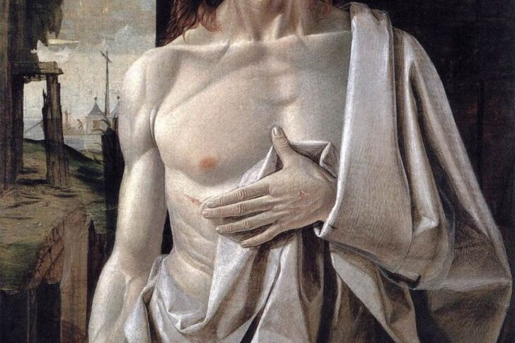 Ausstellung Bramantino in Lugano Christus ist ein Bild der Ausstellung