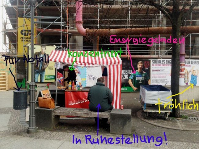 Wurstbude in Leipzig