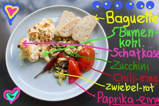 Blumenkohl mit Schafkäse überbacken ist eine Möglichkeit Menschen vom Blumenkohl zu überzeugen.