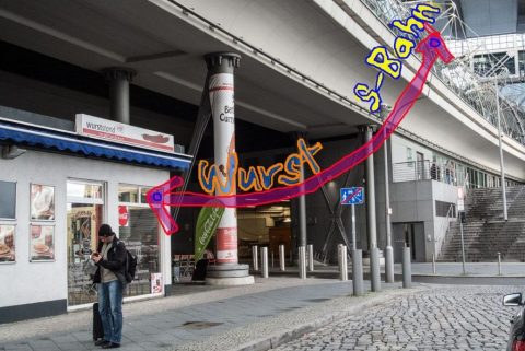 Berlins Hauptbahnhof und seine Currywurst ist eine Erfahrung der besonderen Art