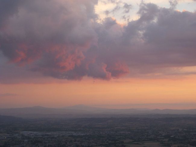 Dramatische italienische Landschaft
