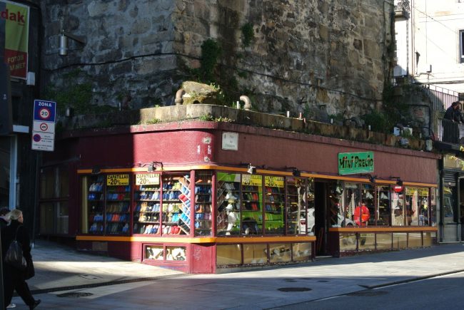 Pantoffelladen in Vigo Spanien
