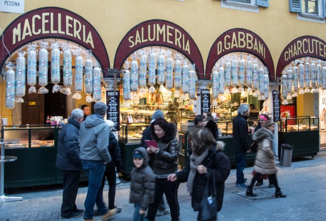 Wurstladen in Italien