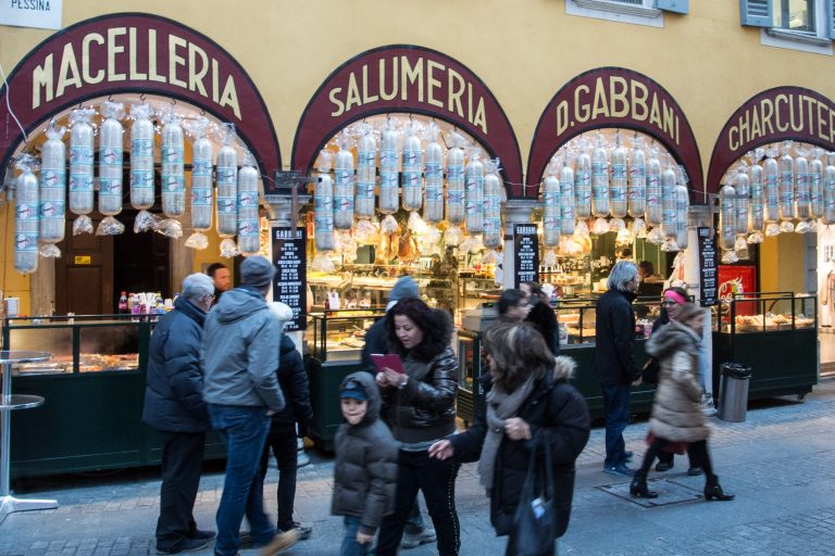 Wurstladen in Italien Wurstladen in Italien