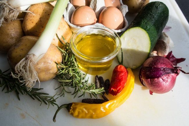 Zutaten Kartoffel-Zucchiniauflauf