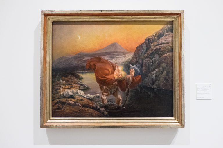 Otto Dix Christopherus läuft mit dem Jesuskind durch einen See