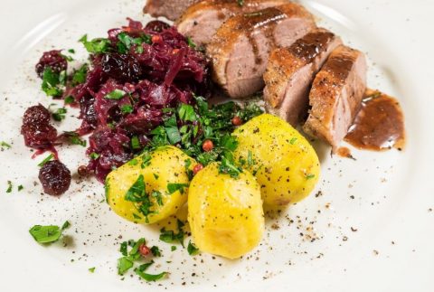 Entenbrust mit Niedrigtemperatur garen