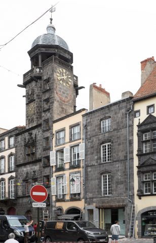 Glockenturm in Riom ist aus der Zeit der Renaissance