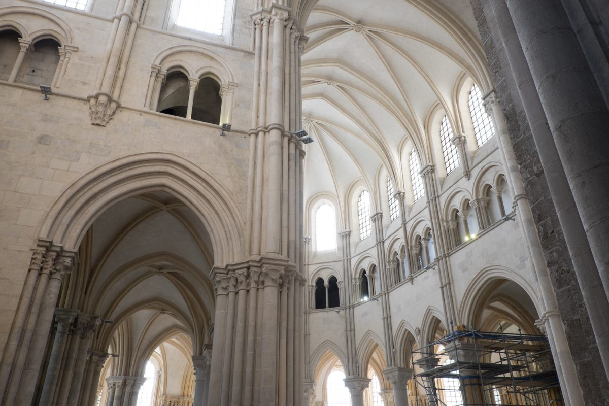 Madeleine Vézelay Blick in den gotischen Chor