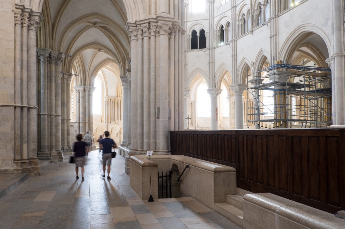 Madeleine Vézelay Übergang zum gotischen Chor