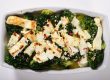 Brokkoliauflauf mit Schafkäse und Chili