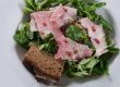 Feldsalat mit Weizenkeimöl – Dressing hat einen nussigen Geschmack und passt sehr gut zu dem Salat.