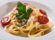 Leichte Spaghetti mit gebeitztem Lachs