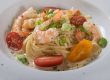 Pasta mit Garnelen und Salzzitronen-Soße
