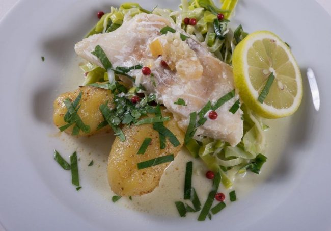 Fisch und Lauch - schmeckt das auch