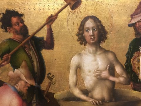 Stefan Lochner Die Apostelmartyrien Im Kessel