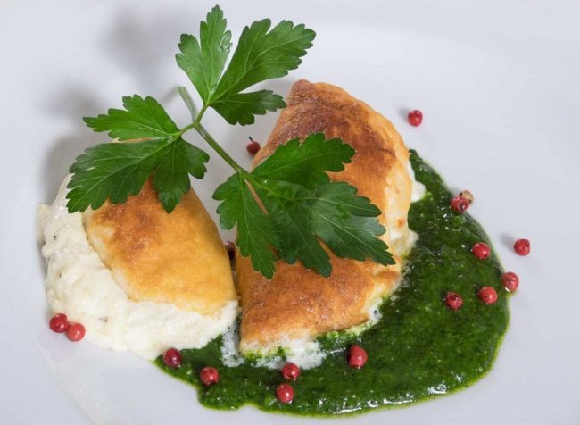 Frischkäse-Teigtaschen