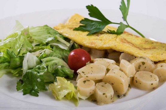 Schwarzwurzel-Winterspargel Omelette