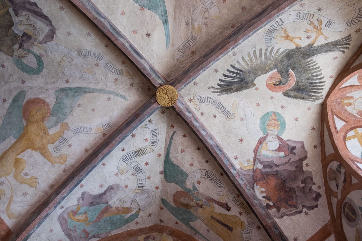 Das Freskenwunder von Loffenau Kreuzgewölbe