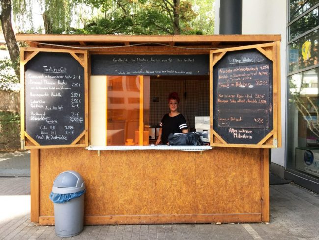 Grilleck in den Gohlis Arkaden