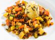 Lustiges Currygemüse mit Reis und Linsen