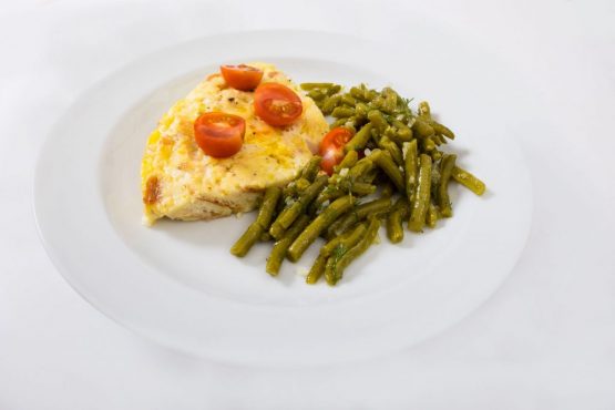 Traditioneller Sächsischer, einfacher Eierkuchen