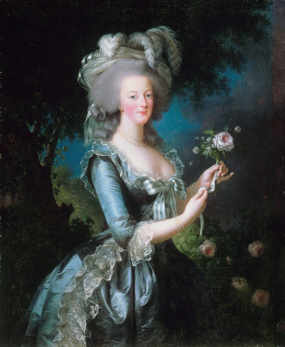 Gemälde von Vigée-Lebrun Marie Antoinette mit der Rose