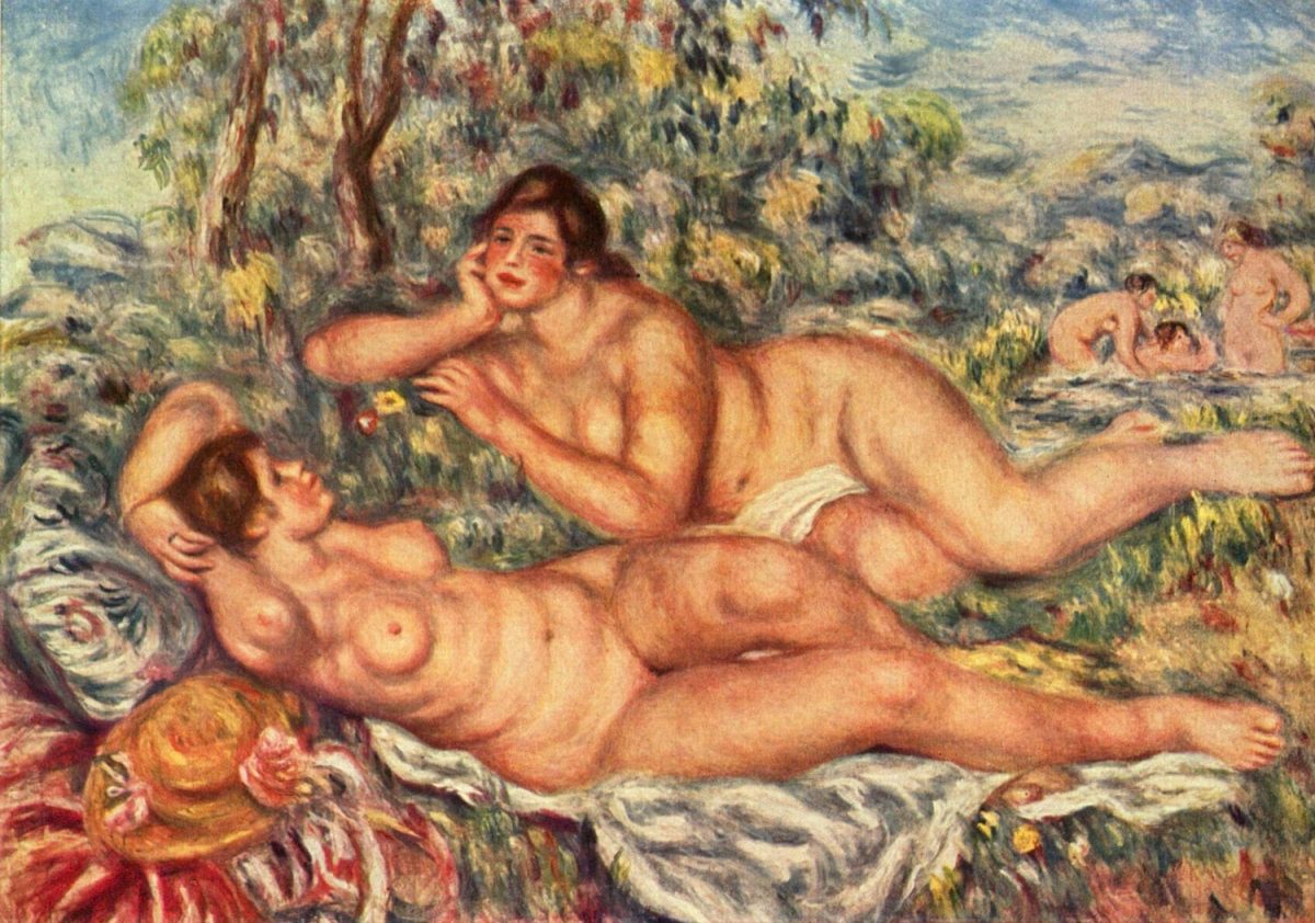 Modell und Maler - die Dominanz des Modells im Spätwerk von Renoir geht von der jungenAndrée Madeleine Heuschling aus.