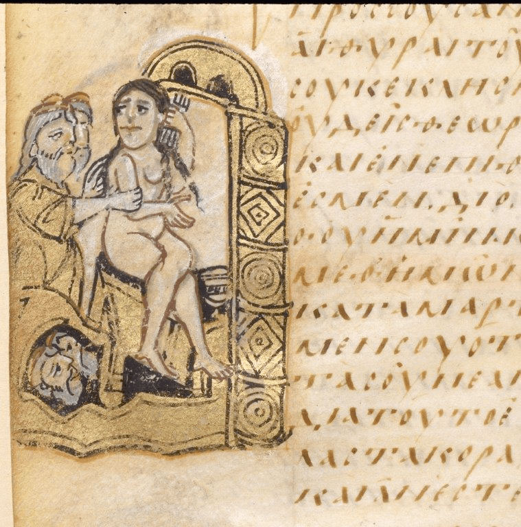 Susanna im Bade erscheint in frühen Darstellungen schon kurz nach Christi Geburt