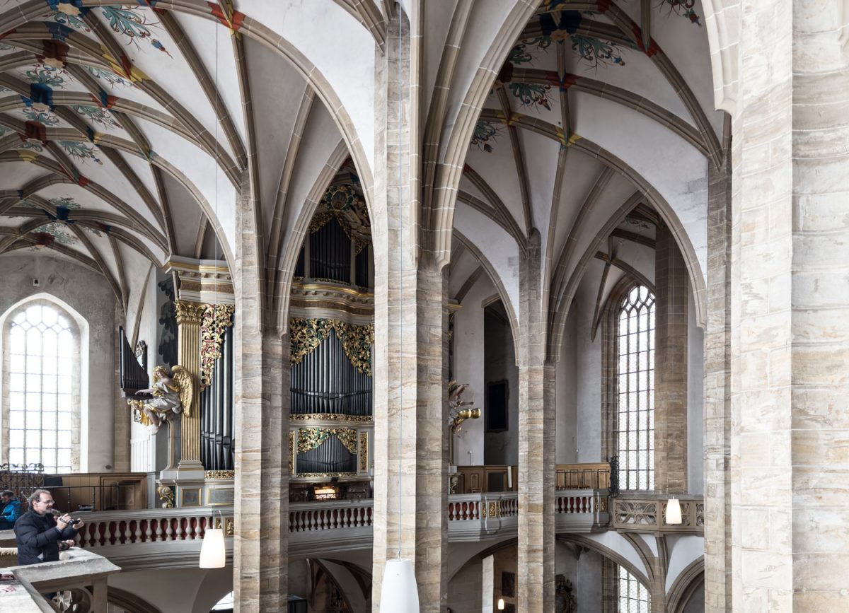 Die Silbermannorgel im Dom zu Freiberg soll zu ihrer Zeit das größte Instrument der Welt gewesen sein