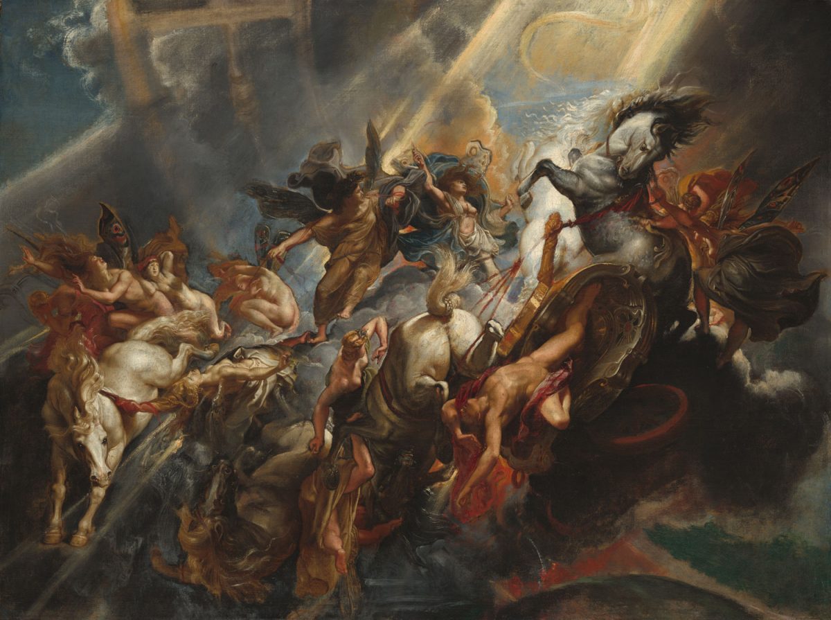 Peter Paul Rubens Der Sturz des Phaeton Öl auf Leinwand 98,4 x 131,2 cm National Gallery of Art Washington