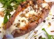 Die Süßkartoffel mit Honig, Gorgonzola und einem Hauch Feuer durch die Schärfe ist ein einzigartiger Genuss. Denn Süß und scharf passen sehr gut zusammen.