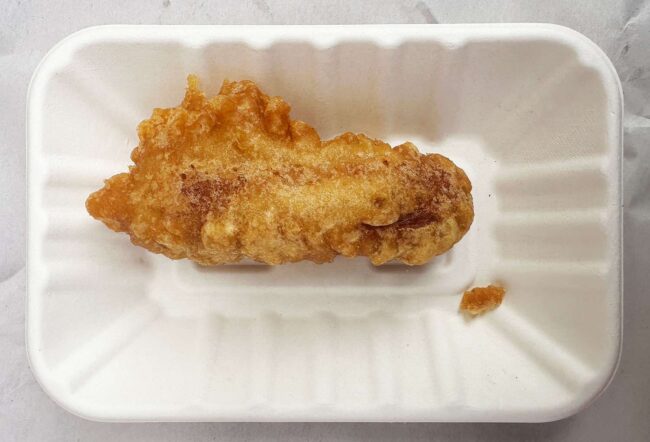 Die frittierte Wurst von Lerwick ist ein in Fett gebetteter Albtraum für jeden Ernährungsberater: ein weiches Würstchen, eingehüllt in einen frittierten Teigmantel.