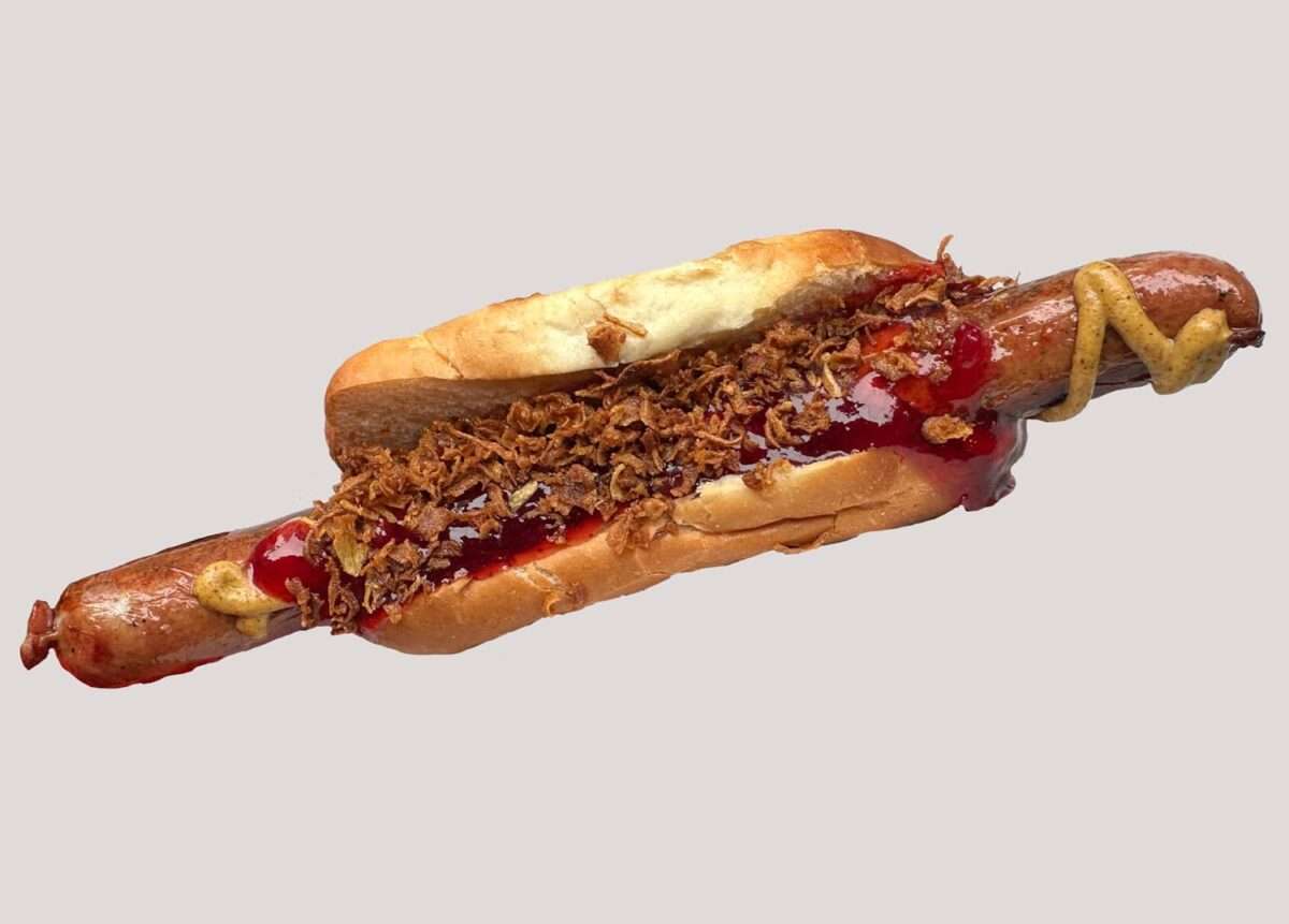 Die Rentierbratwurstwurst mit Preiselbeermarmelade in Bergen schmeckte interessant, war jedoch für einen deutschen Gaumen gewöhnungsbedürftig.