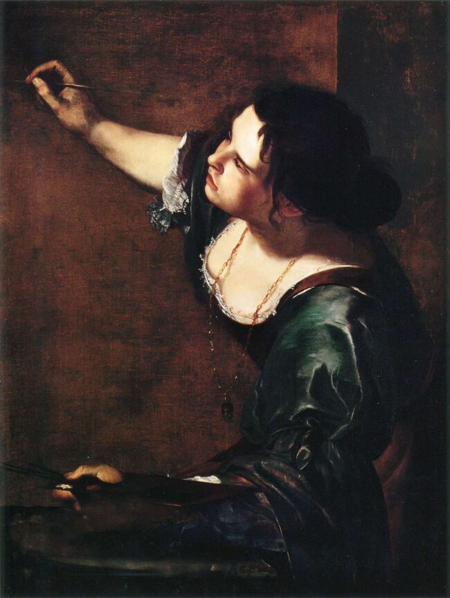 Artemisia Gentileschi ist ein Archetypus des Themas "Künstlerinnen eignen sich ihr Selbstbild an" und sollte von der Kunstwissenschaft stärker gewürdigt werden denn auch sie stellt sich als selbstbewusste Malerin dar.