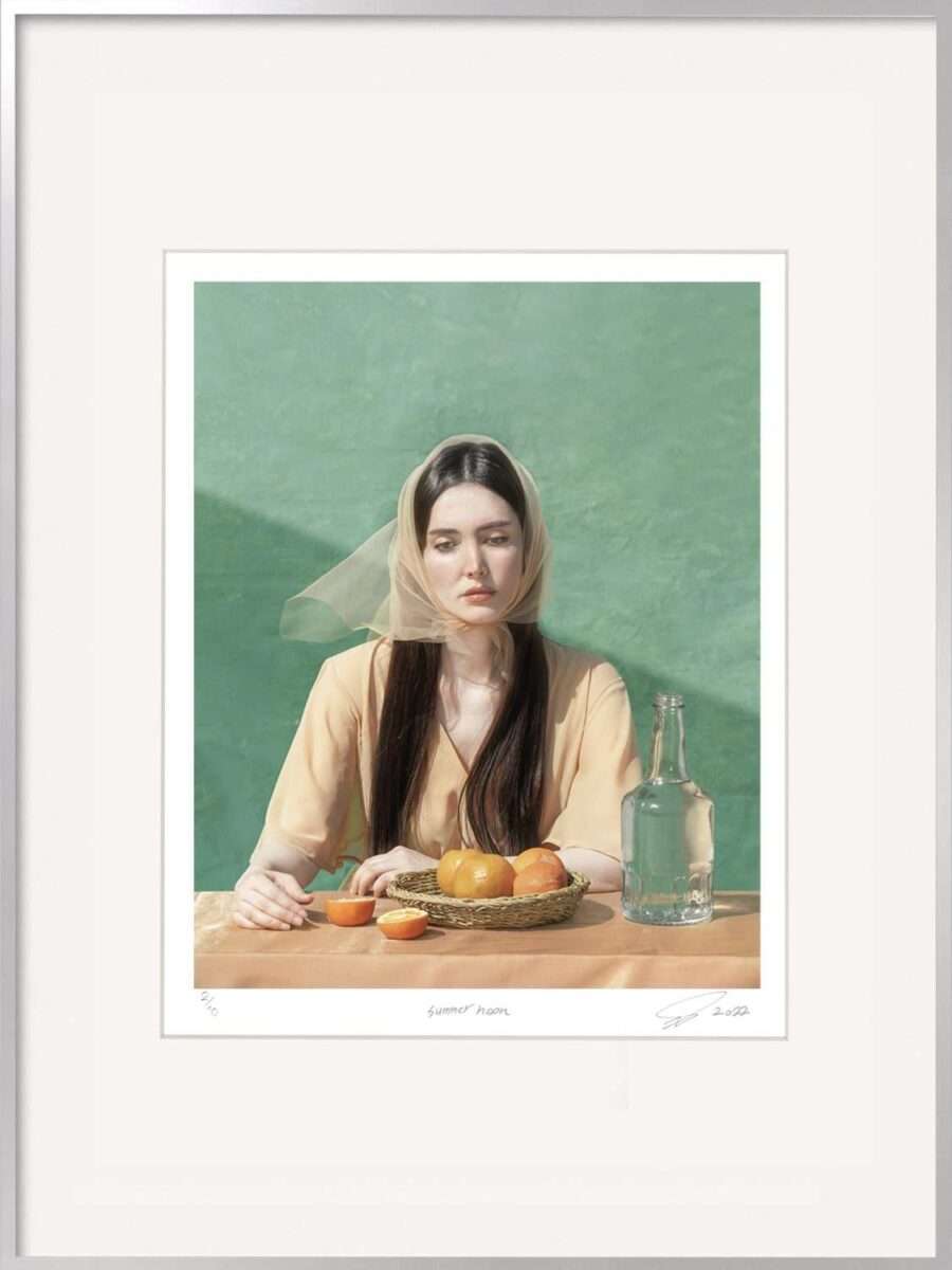 Somy-Samani-Summer-noon-60-x-80-cm-Alu-Rahmen